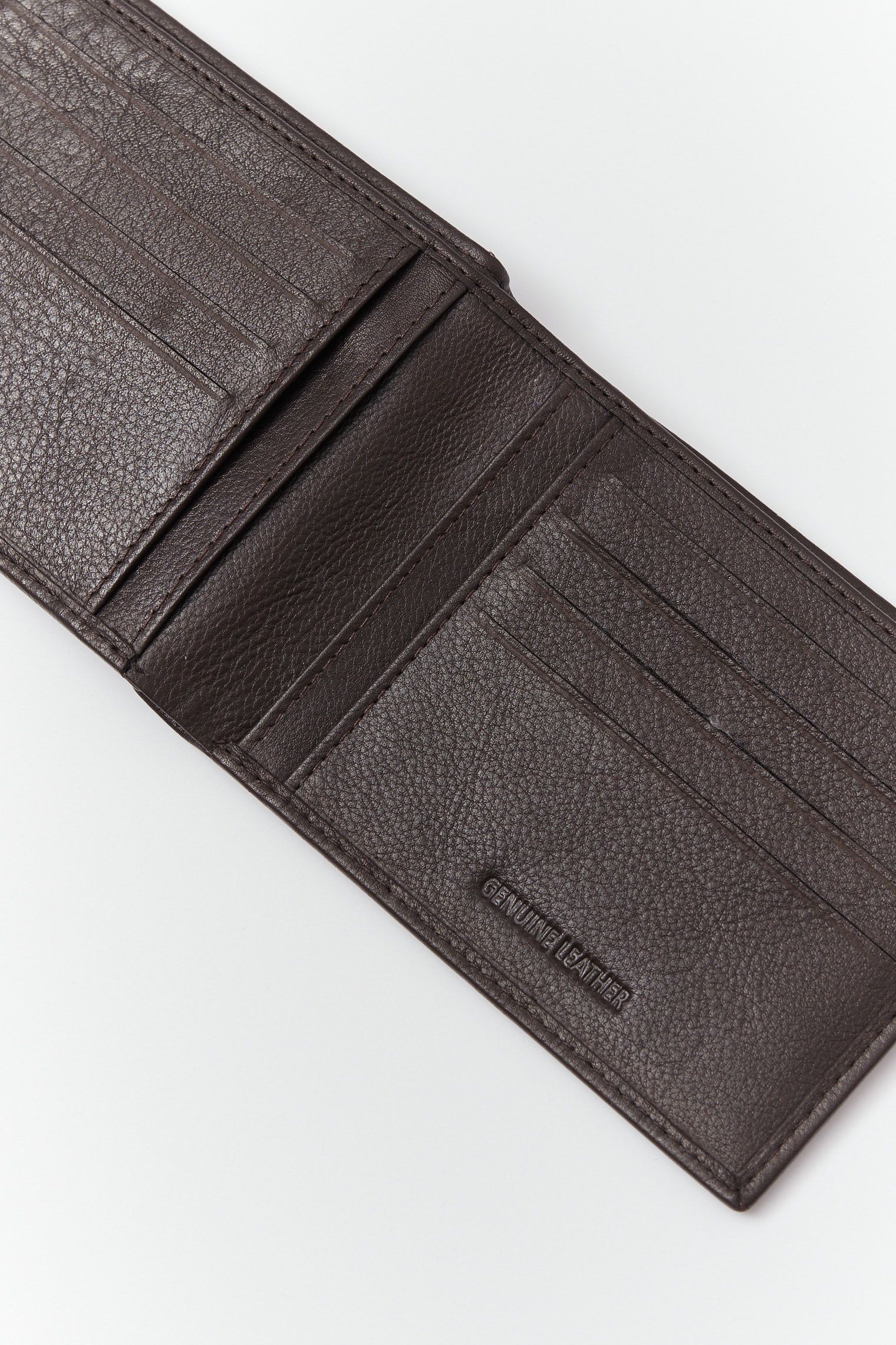 Skórzany portfel męski w kolorze brązowym