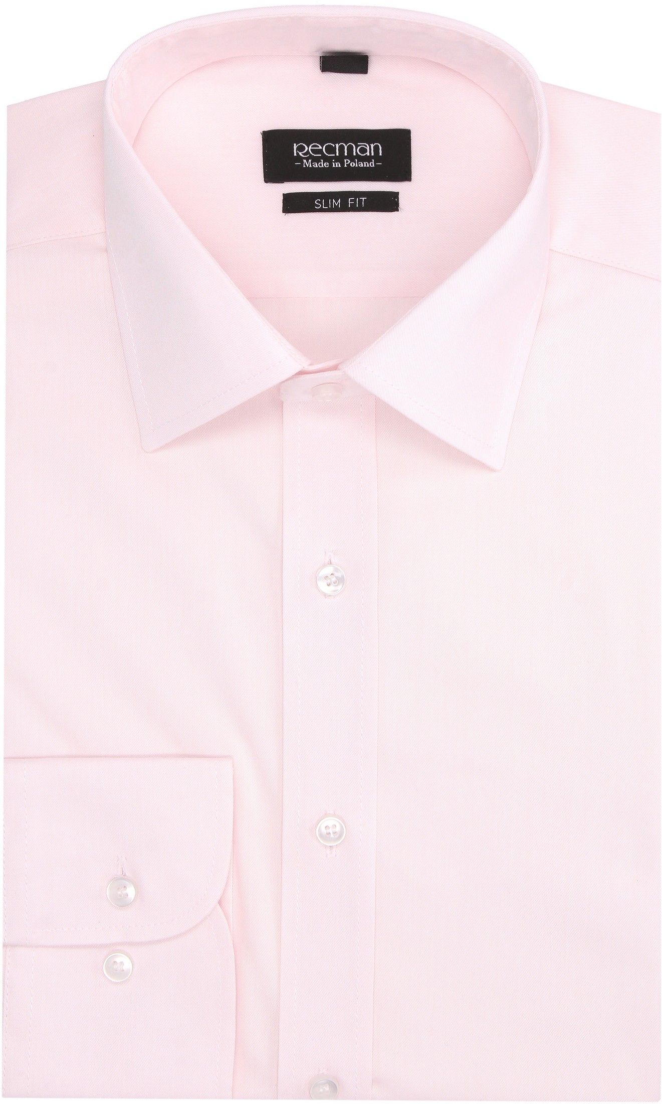 Różowa koszula z guzikami