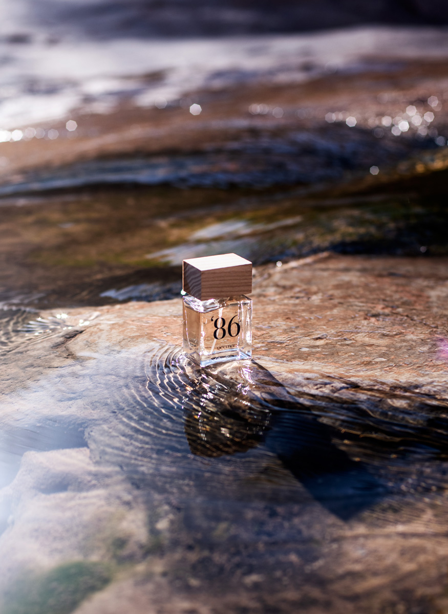 Męskie perfumy w wodzie