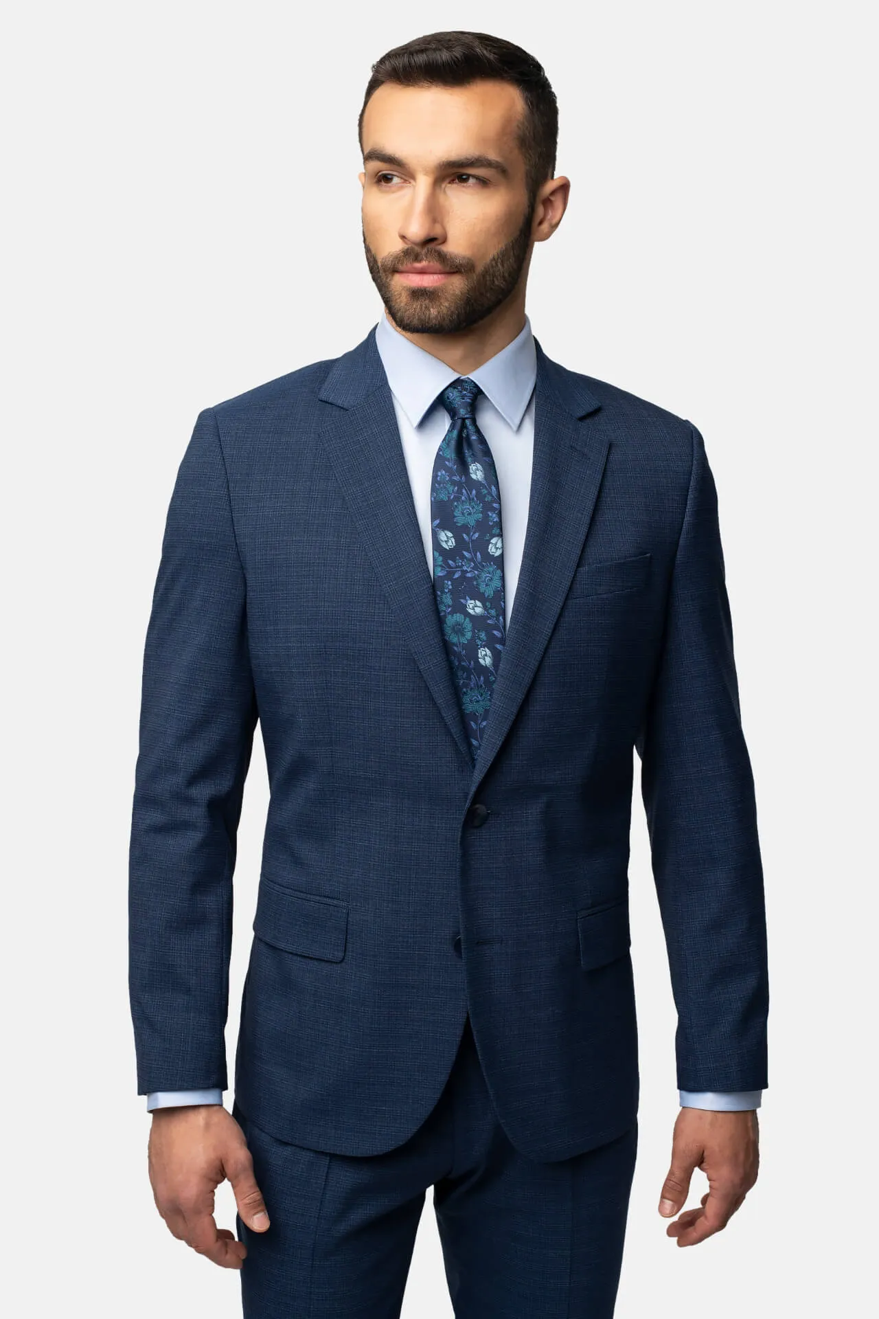 MARYNARKA RICARDI GRANAT SLIM FIT