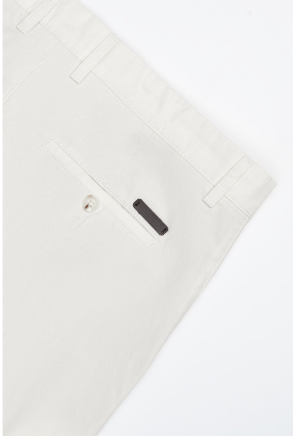 SPODNIE MODOLO 217A ECRU Z BAWEŁNY