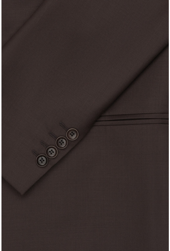 MARYNARKA TARDIANO BRĄZOWA SLIM FIT DWURZĘDOWA Z WEŁNĄ