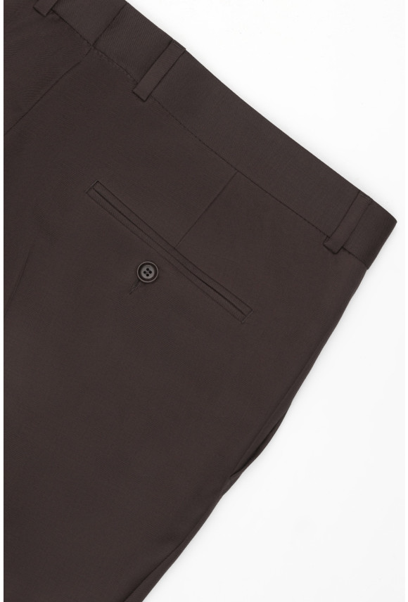 SPODNIE TARDIANO 323 BRĄZOWE Z WEŁNĄ