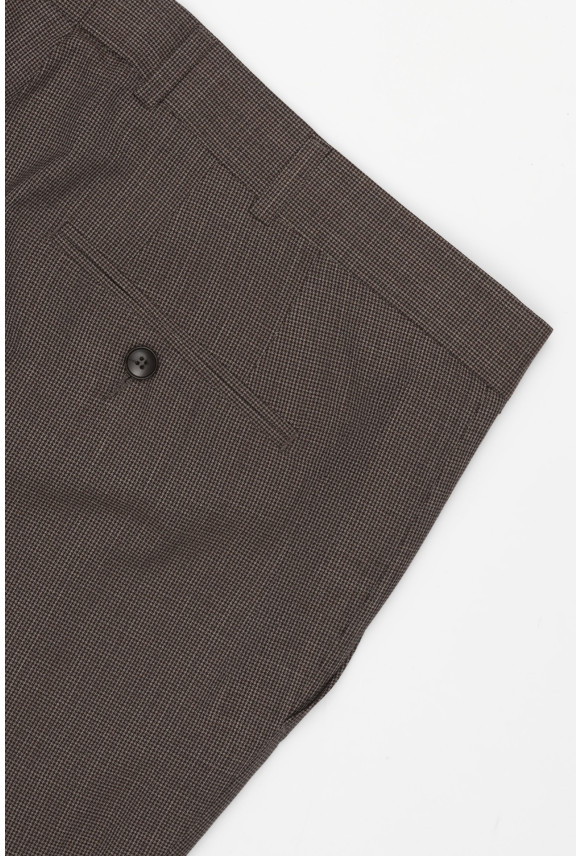 SPODNIE LAURINO 325 BRĄZOWE Z WEŁNĄ