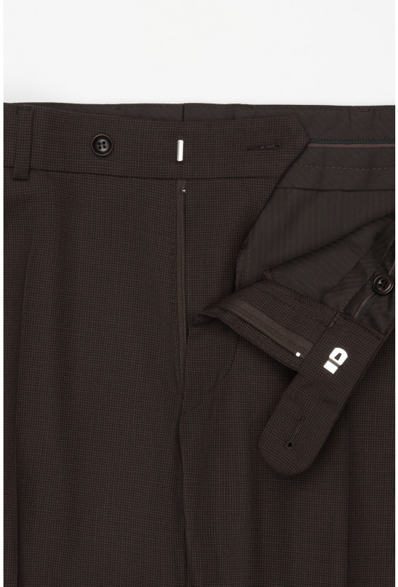 SPODNIE ZORITA 325 BRĄZOWE Z WEŁNĄ