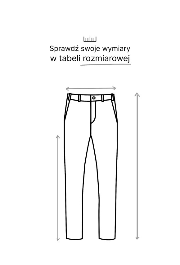 SPODNIE ZURIN 253 BRĄZOWE Z BAWEŁNY