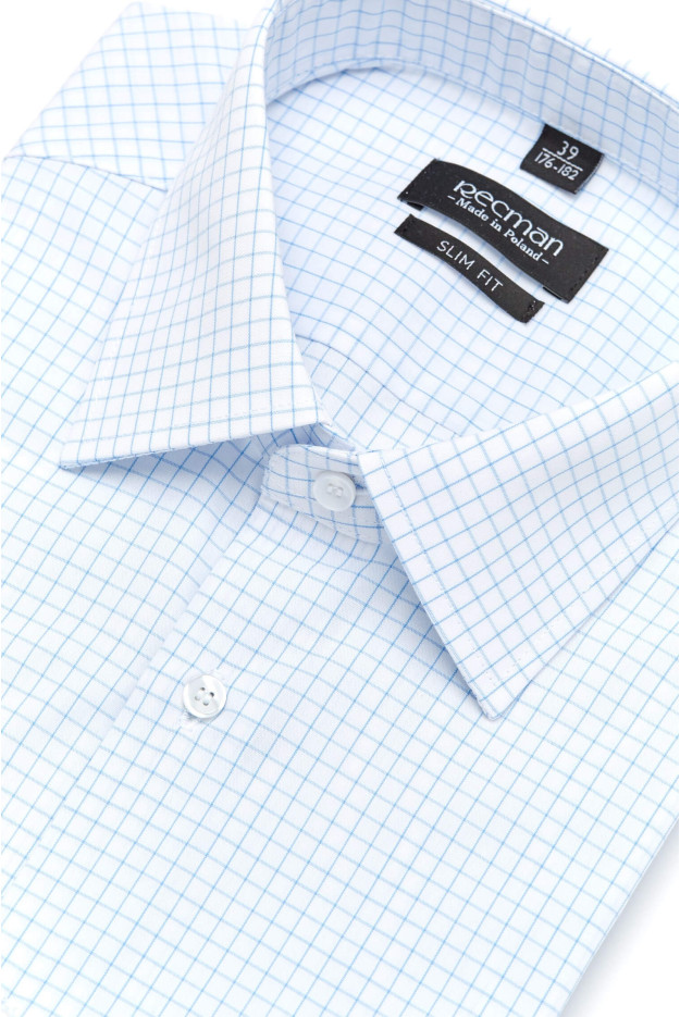 KOSZULA COVIVA 2936 DŁUGI RĘKAW SLIM FIT BIAŁA