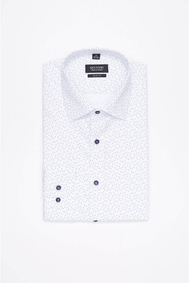 KOSZULA COLINE 3000 DŁUGI RĘKAW SLIM FIT BIAŁY KOSZULA COLINE 3000 DŁUGI RĘKAW SLIM FIT BIAŁY