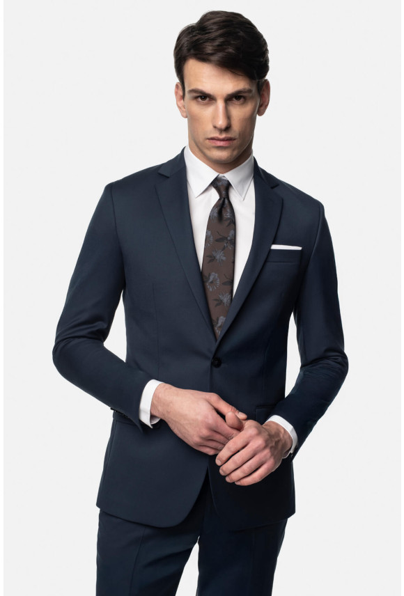 GARNITUR LAMMAS 315 GRANATOWY SLIM FIT