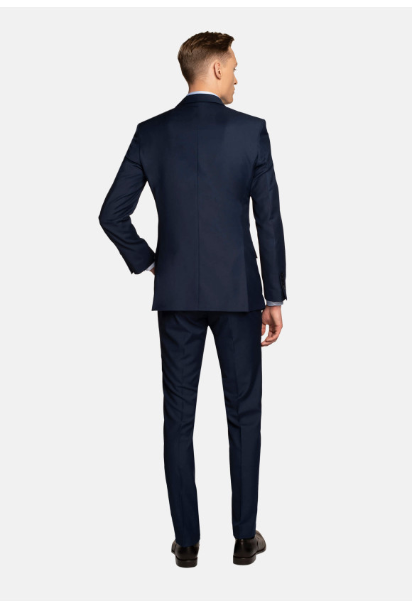 GARNITUR BIANCO 313 NIEBIESKI SLIM FIT
