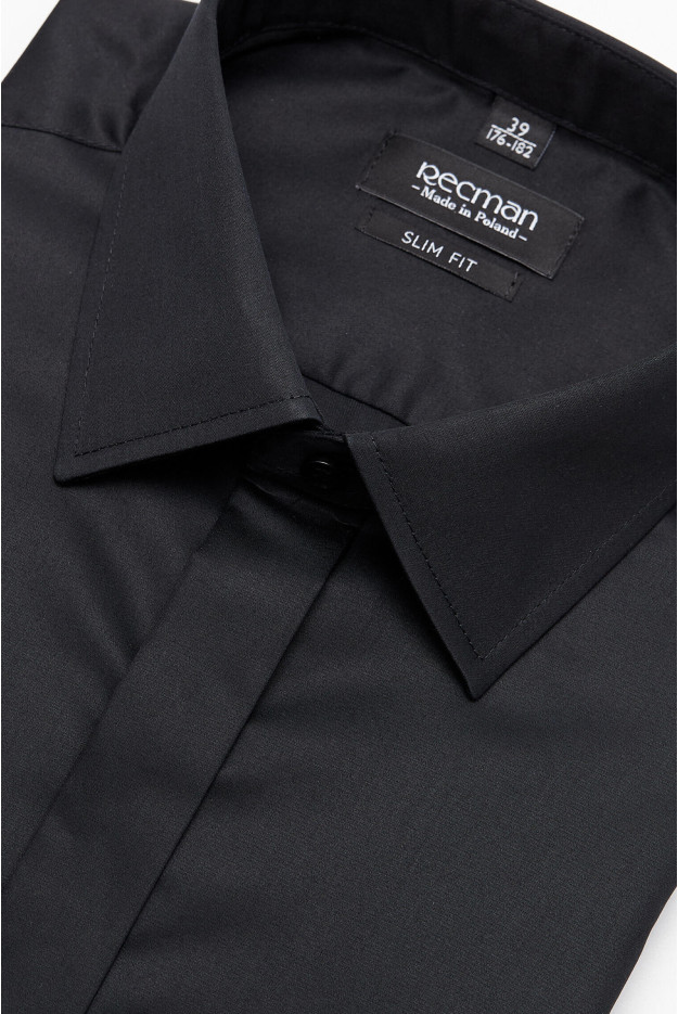 KOSZULA SAVERNE 2614 SP SLIM FIT CZERŃ