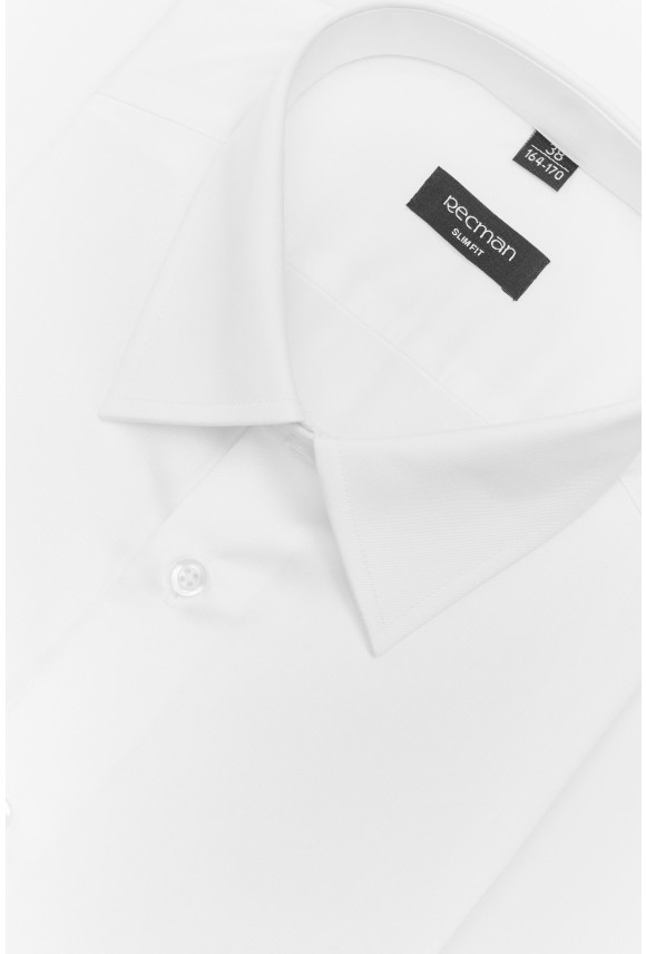 KOSZULA VERSONE 3044D DŁUGI RĘKAW SLIM FIT BIAŁY