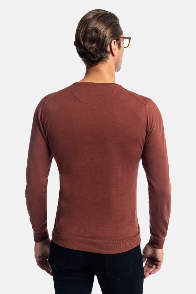 SWETER WILTON Z OKRĄGŁYM DEKOLTEM CG2 SWETER WILTON Z OKRĄGŁYM DEKOLTEM CG2