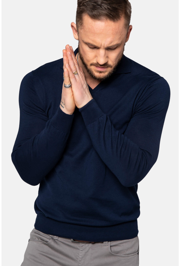SWETER AVETON PO GRANATOWY