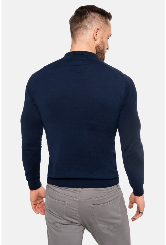 SWETER AVETON PO GRANATOWY