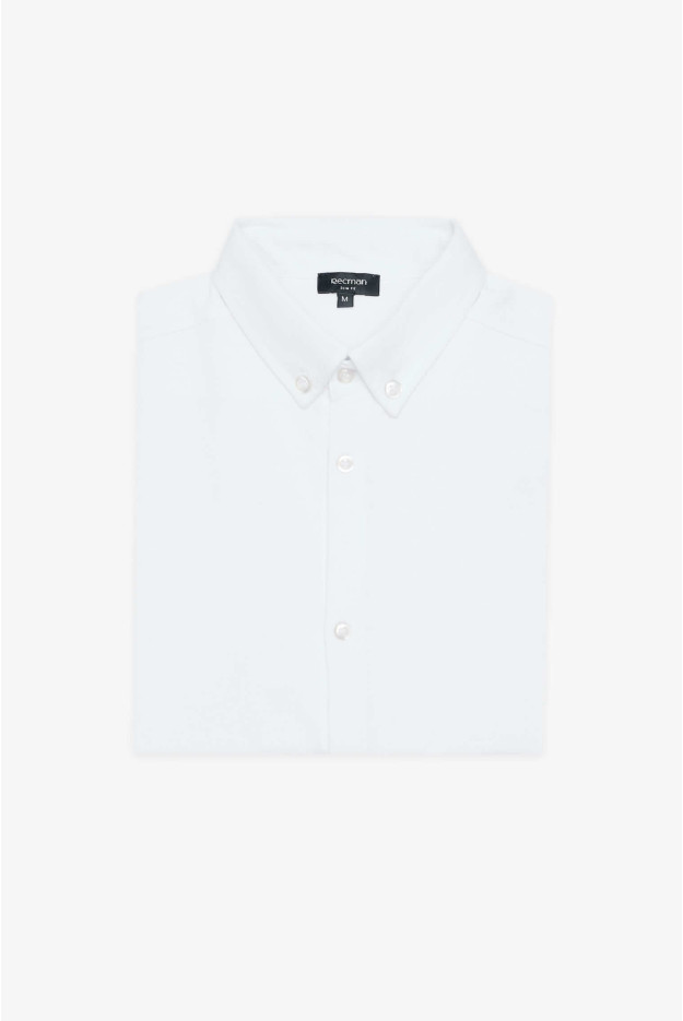 KOSZULA FORMENTO 3012 DŁUGI RĘKAW SLIM FIT BIAŁA