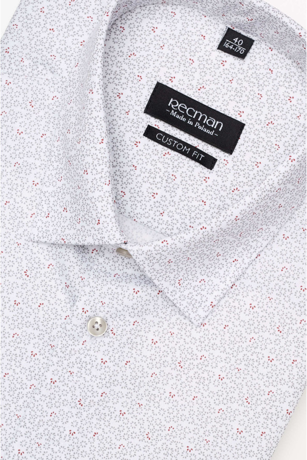 KOSZULA COLINE 3086T DŁUGI RĘKAW CUSTOM FIT BIAŁA