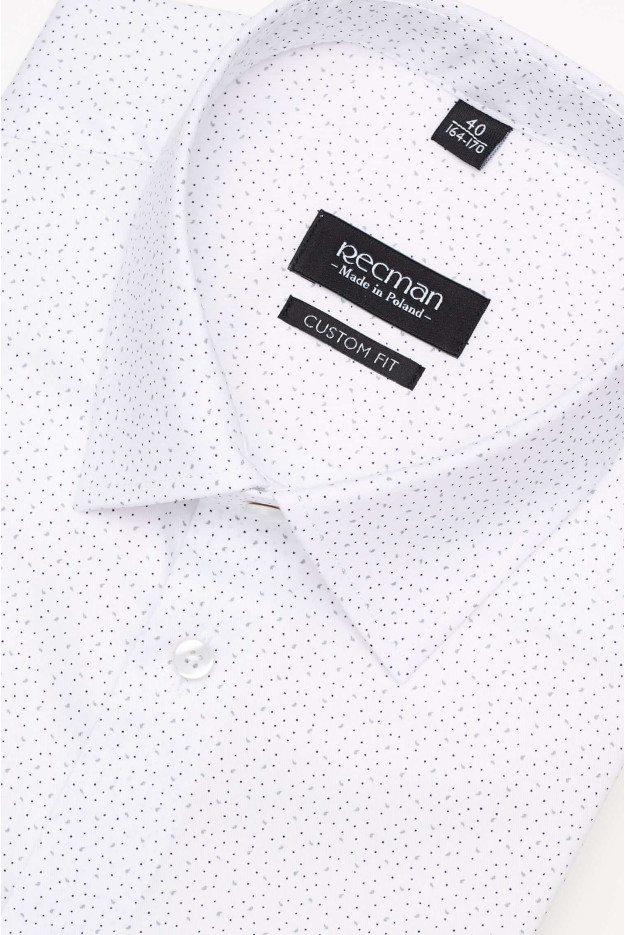 KOSZULA COLINE 3088T DŁUGI RĘKAW CUSTOM FIT BIAŁA