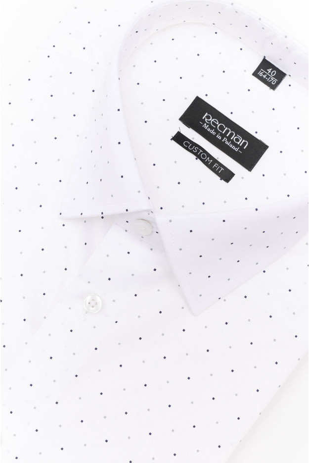 KOSZULA COLINE 3089T DŁUGI RĘKAW CUSTOM FIT BIAŁA
