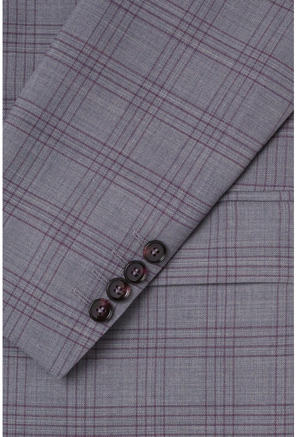 MARYNARKA HORIZON SZARA SLIM FIT
