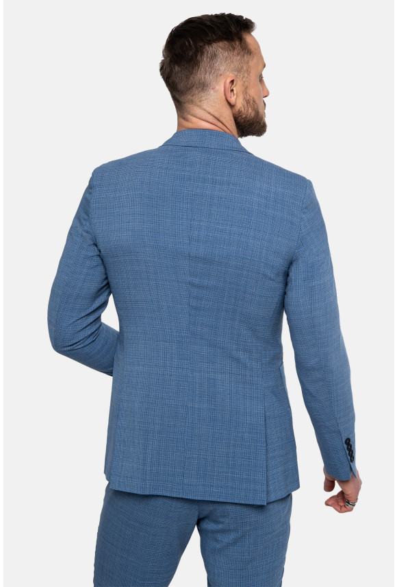 MARYNARKA RICARDI NIEBIESKA SLIM FIT
