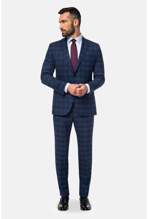 GARNITUR DURAND NIEBIESKI REGULAR FIT GARNITUR DURAND NIEBIESKI REGULAR FIT