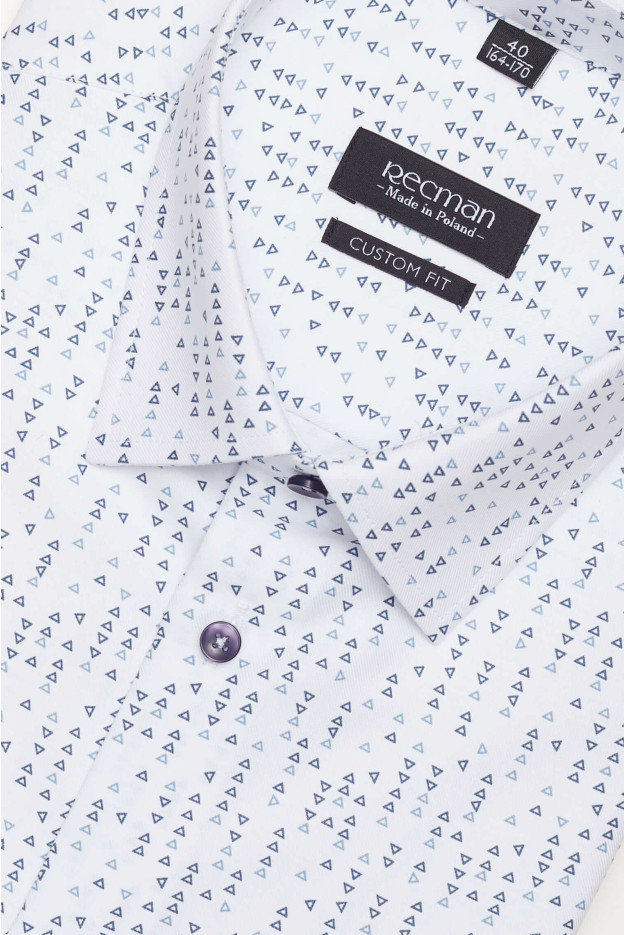 KOSZULA COLINE 3104T DŁUGI RĘKAW CUSTOM FIT BIAŁA