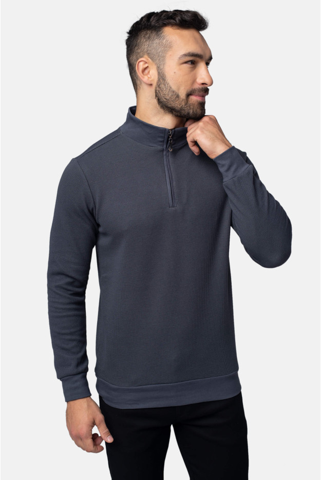 BLUZA FAVON TROYER GRAFITOWA Z BAWEŁNY BLUZA FAVON TROYER GRAFITOWA Z BAWEŁNY