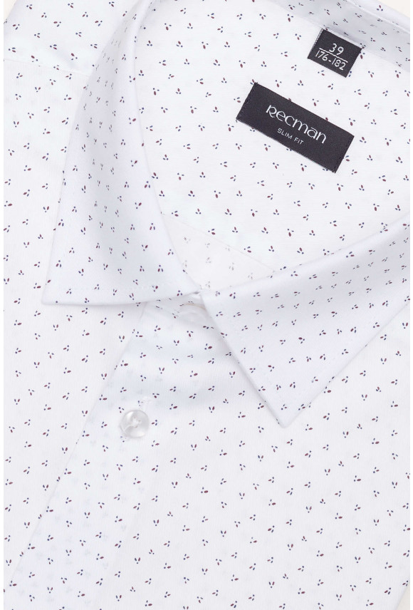 KOSZULA COLINE 3111T DŁUGI RĘKAW SLIM FIT BIAŁA