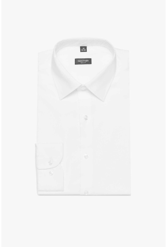 KOSZULA VERSONE 3150M DŁUGI RĘKAW SLIM FIT BIAŁY