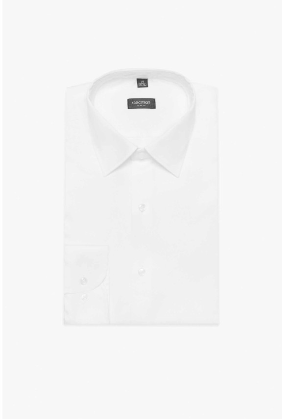 KOSZULA VERSONE 3153M DŁUGI RĘKAW SLIM FIT BIAŁY KOSZULA VERSONE 3153M DŁUGI RĘKAW SLIM FIT BIAŁY