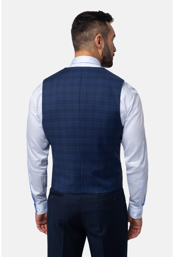 KAMIZELKA BOSCO SLIM FIT GRANATOWA