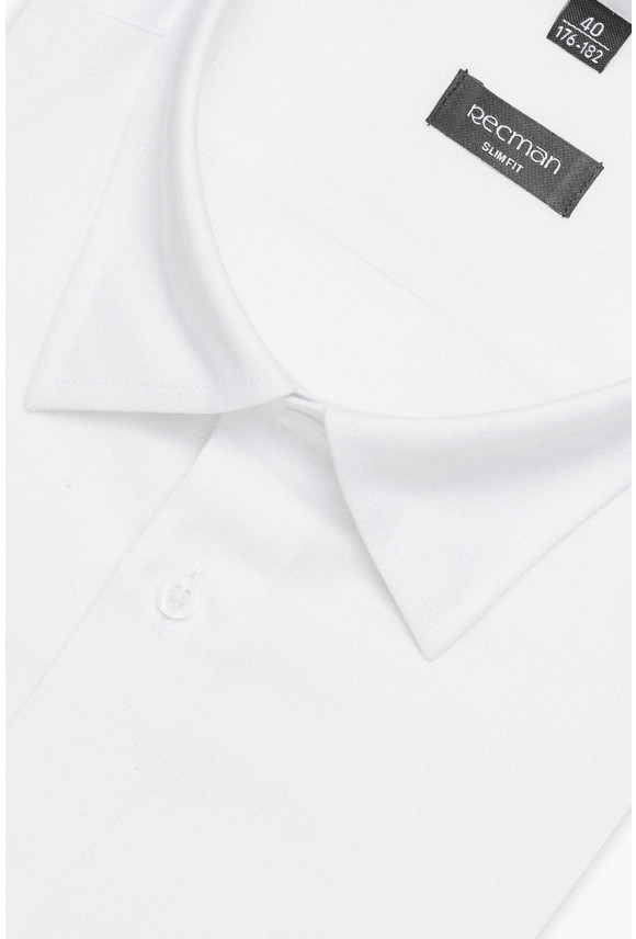 KOSZULA FORMENTO 3158D DŁUGI RĘKAW SLIM FIT BIAŁA
