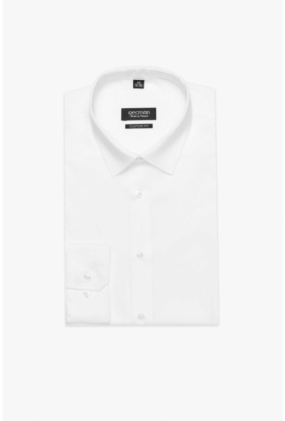 KOSZULA VERSONE 3146T DŁUGI RĘKAW CUSTOM FIT BIAŁY KOSZULA VERSONE 3146T DŁUGI RĘKAW CUSTOM FIT BIAŁY