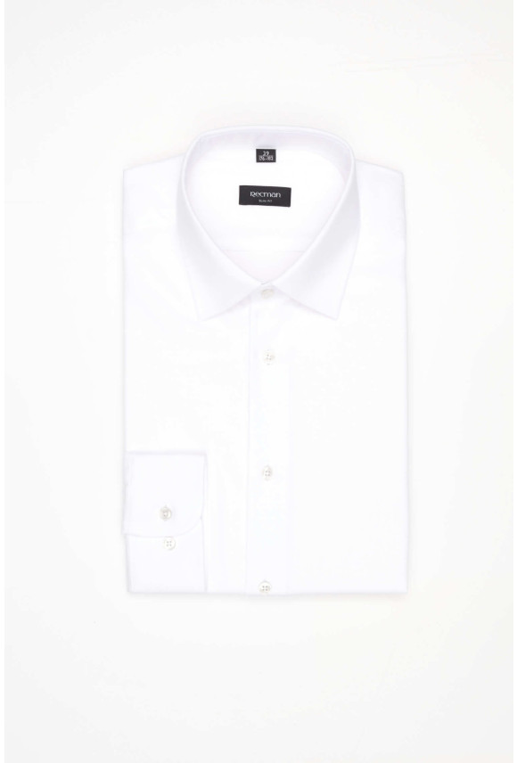 KOSZULA CORSINI 2739T DŁUGI RĘKAW SLIM FIT BIAŁA