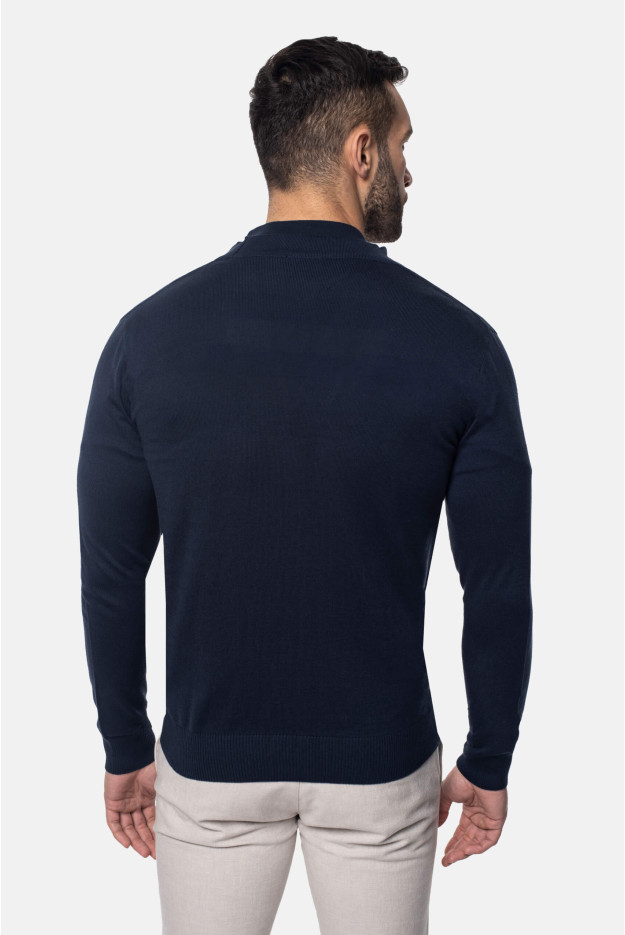 SWETER CALLOT ROZPINANY GRANATOWY