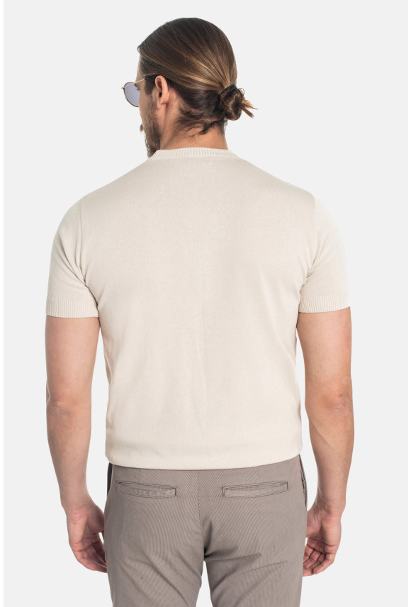 T SHIRT COLES BEŻOWY