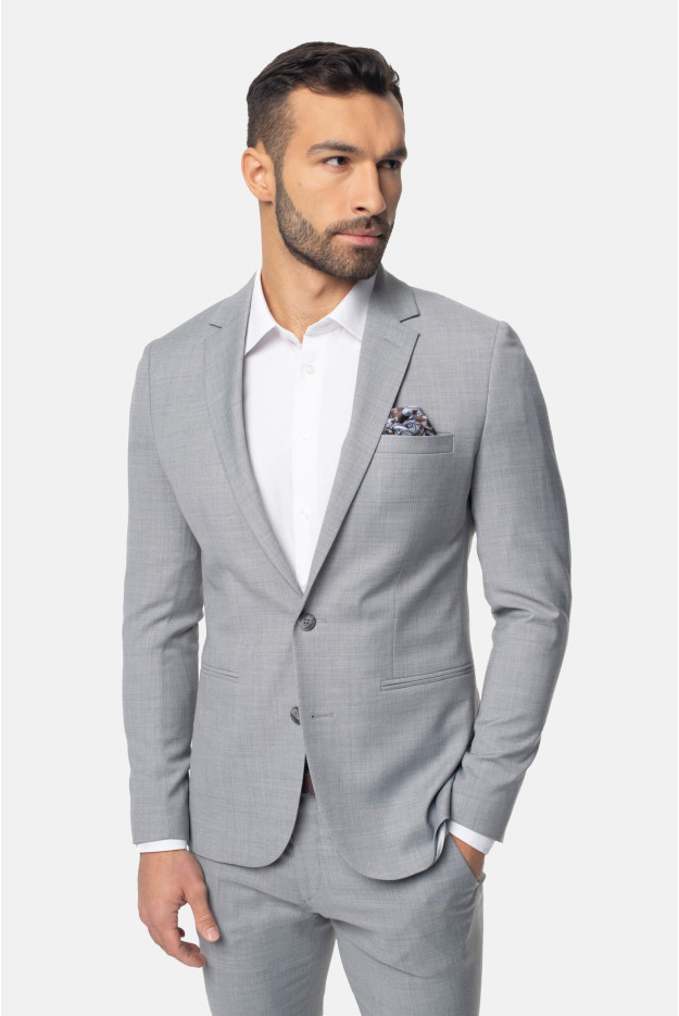 MARYNARKA LOGES SZARA SLIM FIT