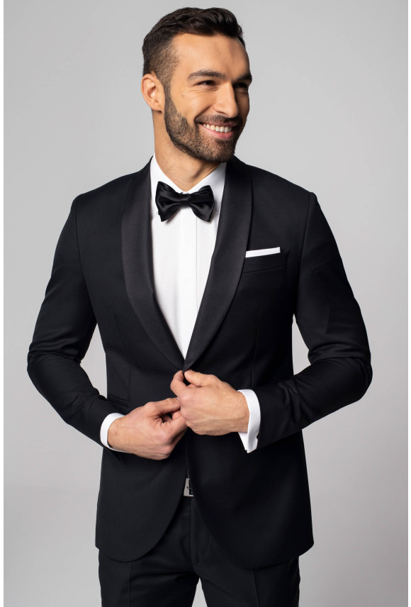 MARYNARKA WINCHE CZARNA SLIM FIT MARYNARKA WINCHE CZARNA SLIM FIT