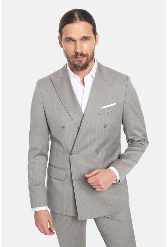 MARYNARKA BENWIN BEŻOWA SLIM FIT MARYNARKA BENWIN BEŻOWA SLIM FIT