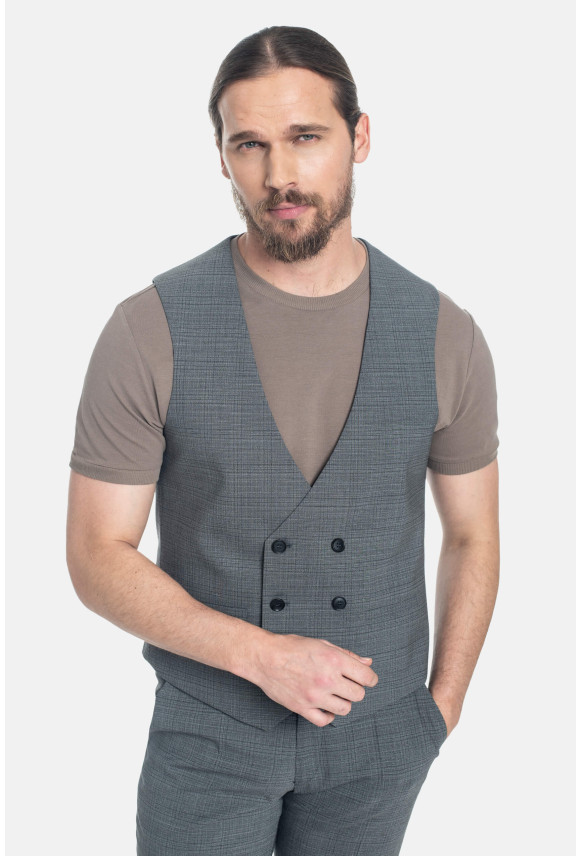 KAMIZELKA MERIA SLIM FIT GRAFITOWA
