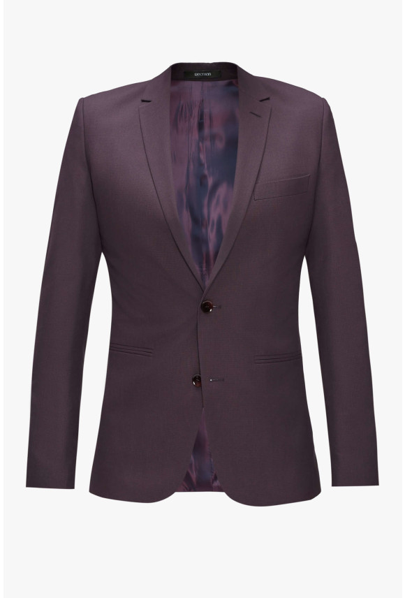 MARYNARKA FERIA FIOLETOWA SLIM FIT