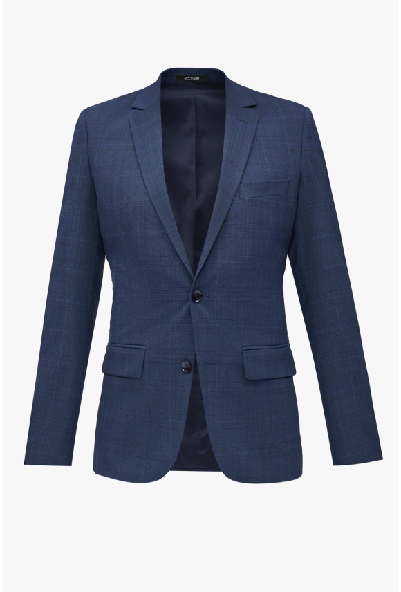 MARYNARKA NONZA GRANATOWA SUPER SLIM FIT