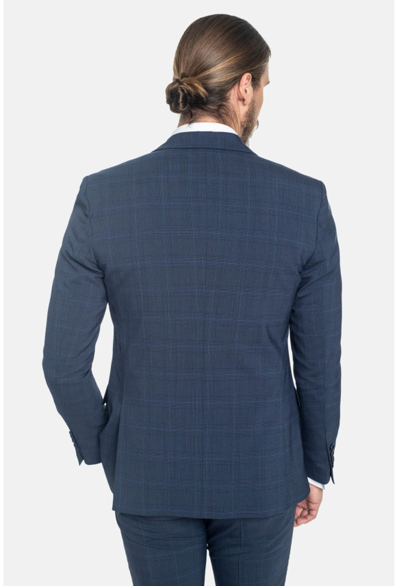 MARYNARKA NONZA GRANATOWA SUPER SLIM FIT