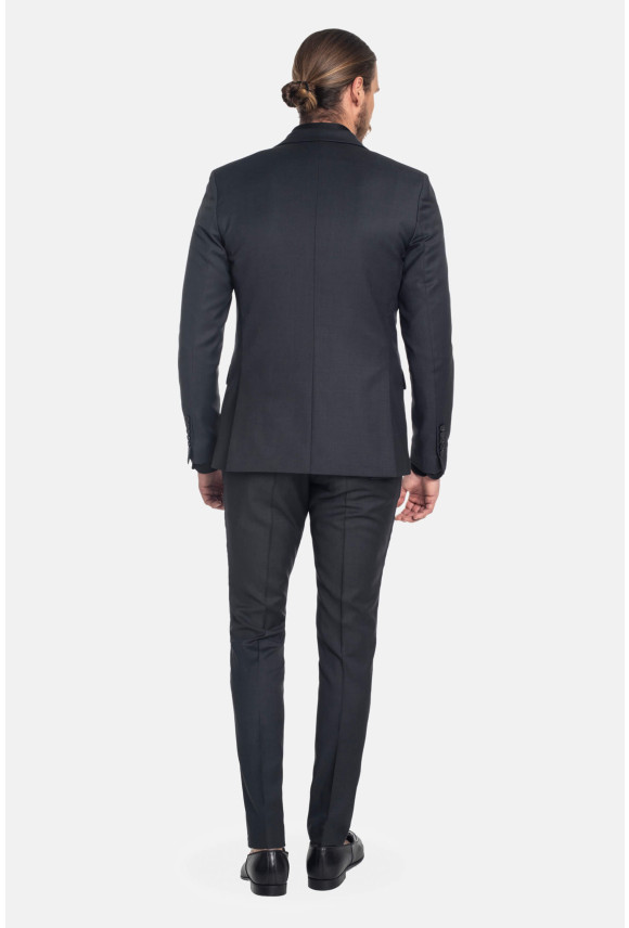 GARNITUR ENTWIN GRAFITOWY SLIM FIT