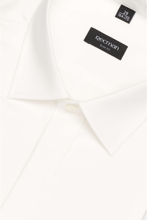 KOSZULA SAVERNE 3185 SP SLIM FIT ECRU KOSZULA SAVERNE 3185 SP SLIM FIT ECRU