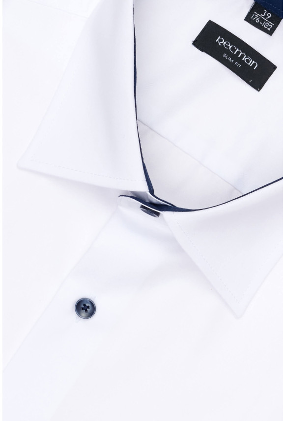 KOSZULA BEXLEY 2986/1E KRÓTKI RĘKAW SLIM FIT BIAŁA KOSZULA BEXLEY 2986/1E KRÓTKI RĘKAW SLIM FIT BIAŁA