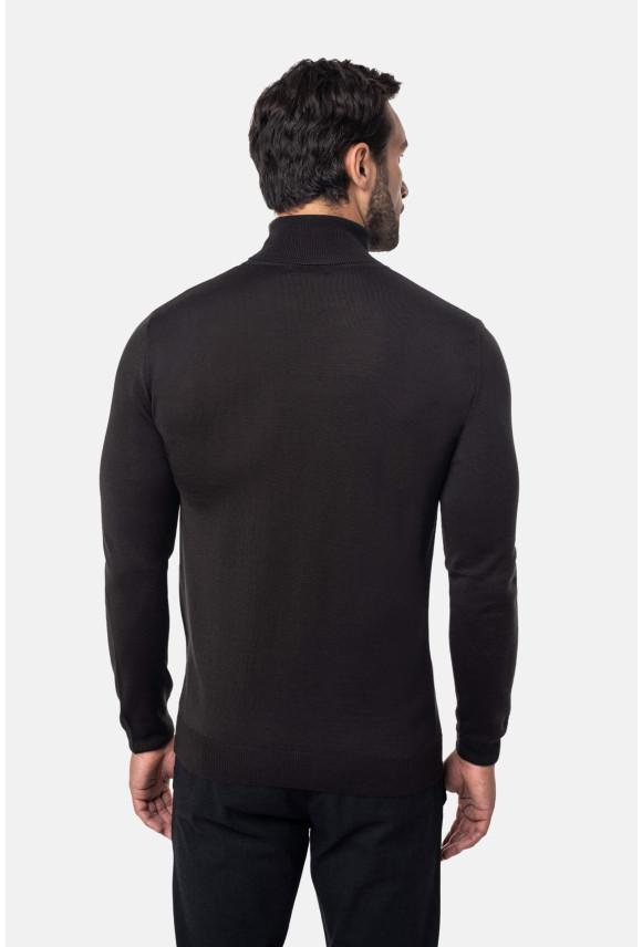 SWETER WENLOCK GOLF BRĄZOWY