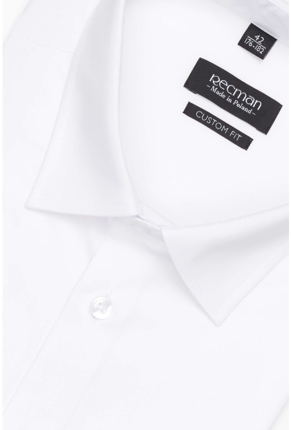 KOSZULA VERSONE 90001 KRÓTKI RĘKAW CUSTOM FIT BIAŁA