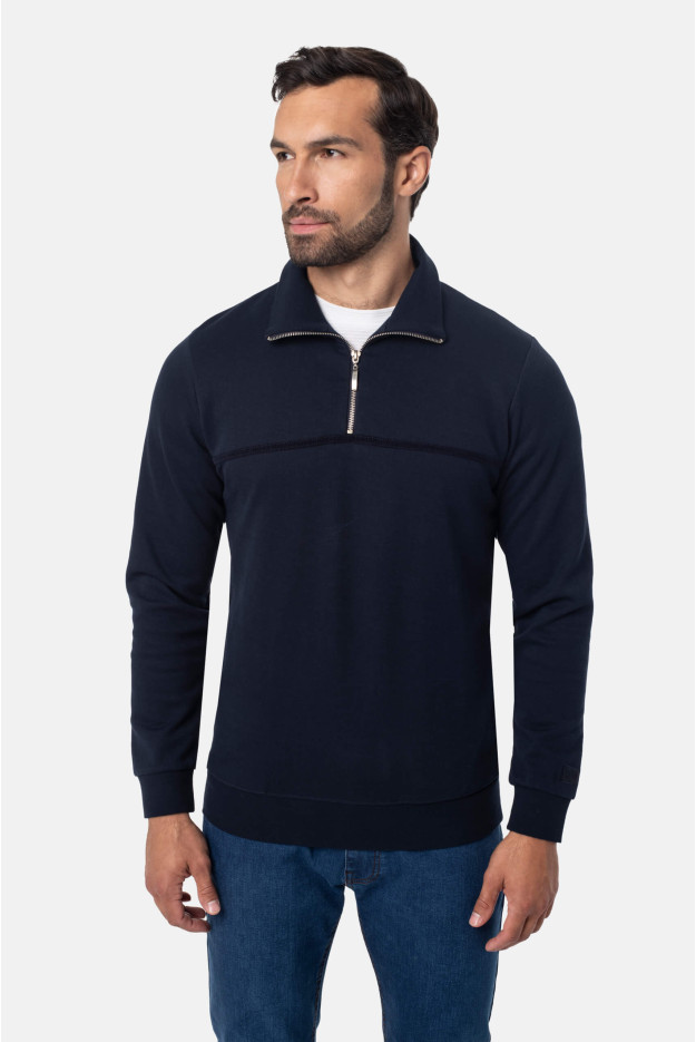 BLUZA LEAGUE TROYER/TYPU TROYER GRANATOWA